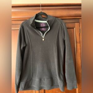 Under Armour Women’s  Black 1/4 Zip Fleece Pullover Size Large